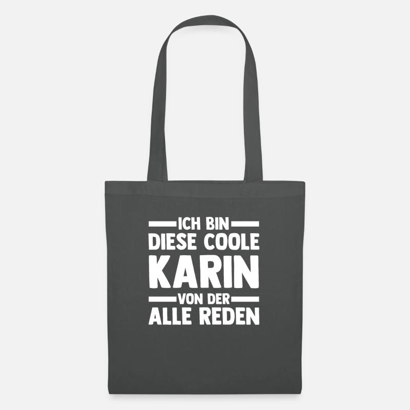 Karin - Stoffbeutel - Graphite