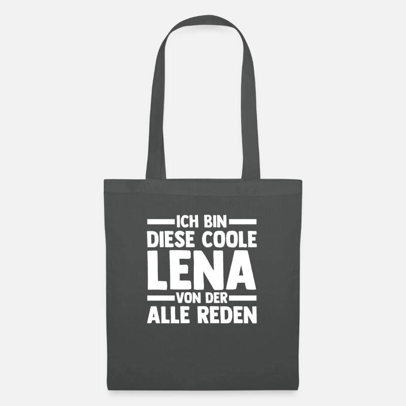 Lena - Stoffbeutel - Graphite