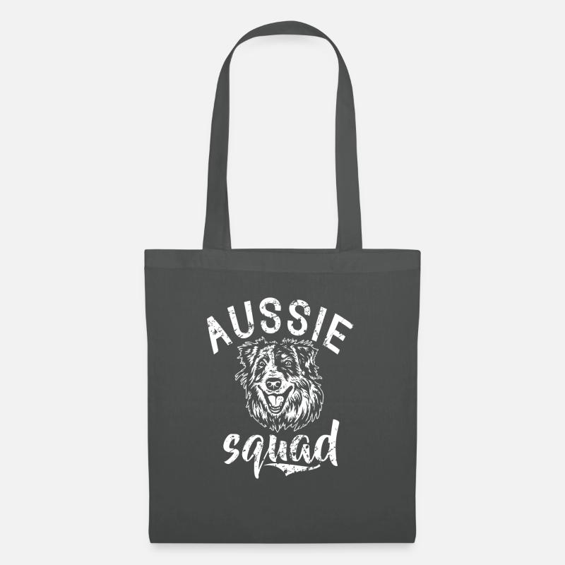 Australian Shepherd Geschenke - Stoffbeutel - Graphite