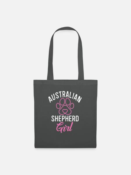 Australian Shepherd Geschenke - Stoffbeutel - Graphite