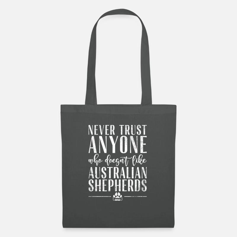 Australian Shepherd Geschenke - Stoffbeutel - Graphite