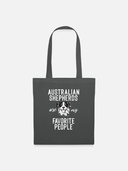 Australian Shepherd Geschenke - Stoffbeutel - Graphite