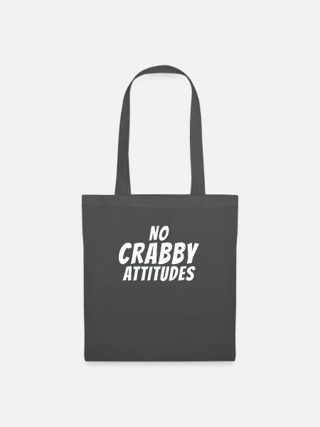 Krabbenliebhaber Geschenke - Stoffbeutel - Graphite