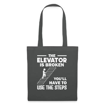Elevator Button Just a boy who loves elevator - Tote Bag - graphite grey - Front