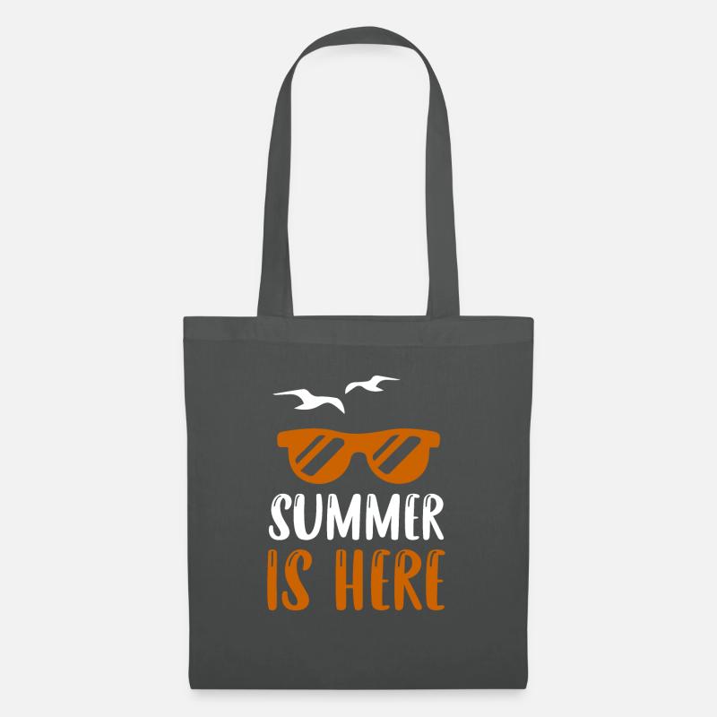 Der Sommer ist da - Stoffbeutel - Graphite