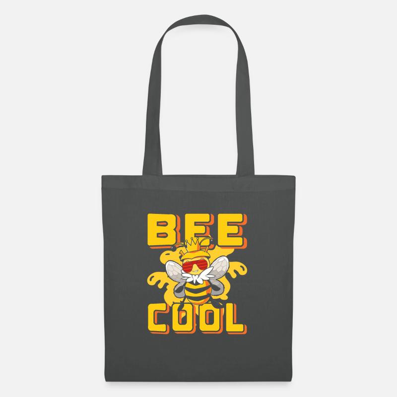 Bee Cool Design Imker Bienenfreunde Geschenk - Stoffbeutel - Graphite