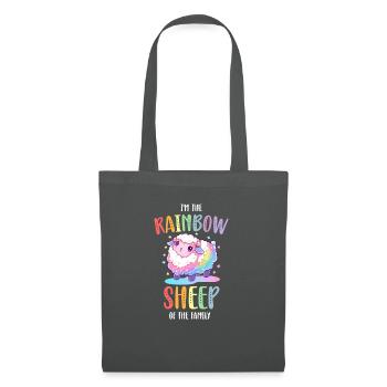 Rainbow Sheep LGBTQ Transgender Pride Community - Sac en tissu - gris graphite - Devant