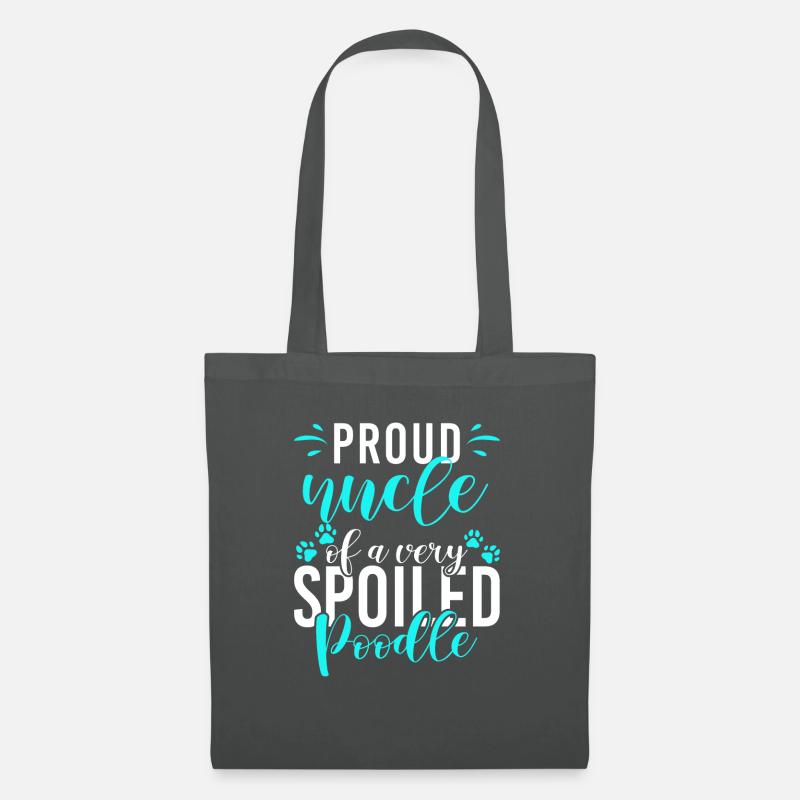 Poodle Gifts - Stoffbeutel - Graphite