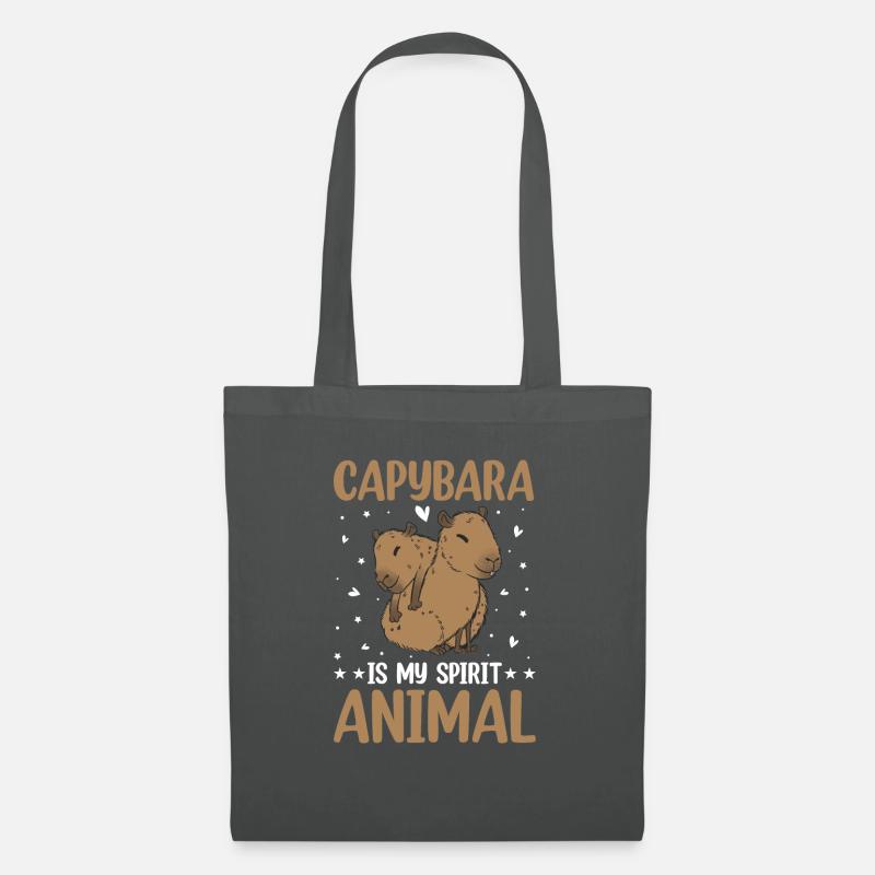 Capybara rongeur capybara capybara - Sac en tissu - gris graphite
