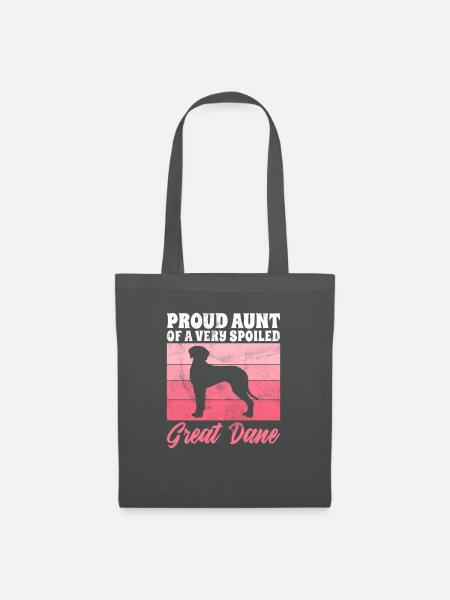 Great Dane Gifts - Stoffbeutel - Graphite