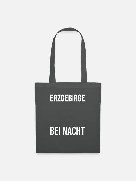 Erzgebirge bei Nacht - Stoffbeutel - Graphite