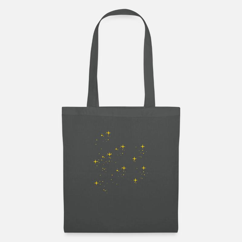 Sterne Stern - Stoffbeutel - Graphite