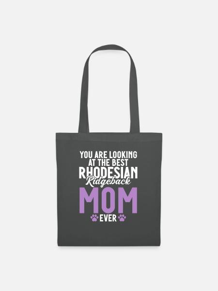 Rhodesian Ridgeback Gifts - Stoffbeutel - Graphite