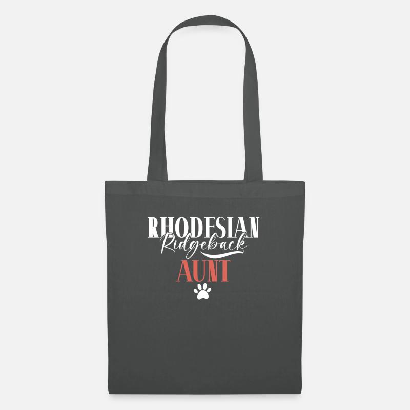 Rhodesian Ridgeback Gifts - Stoffbeutel - Graphite