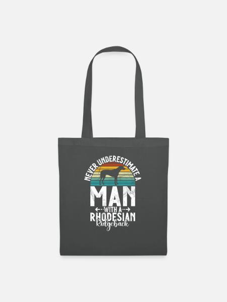 Rhodesian Ridgeback Gifts - Stoffbeutel - Graphite