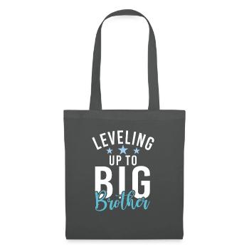 Big Brother Gift - Stoffbeutel - Graphite - Vorne
