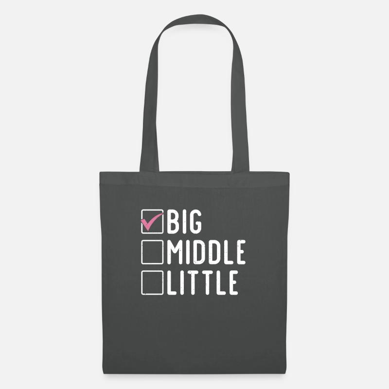 Big Sister Gift - Stoffbeutel - Graphite