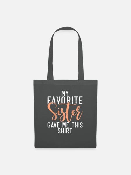 Sister Gifts - Stoffbeutel - Graphite
