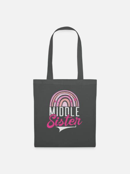 Middle Sister Gifts - Stoffbeutel - Graphite