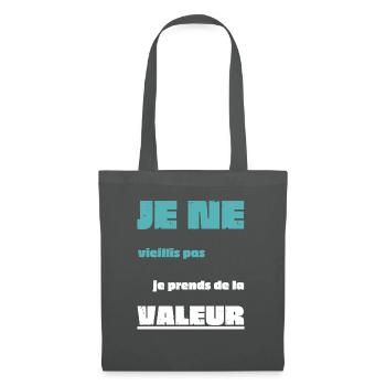 Men's, Women's, Humorous, Humorous T-Shirt Gift - Tote Bag - graphite grey - Front