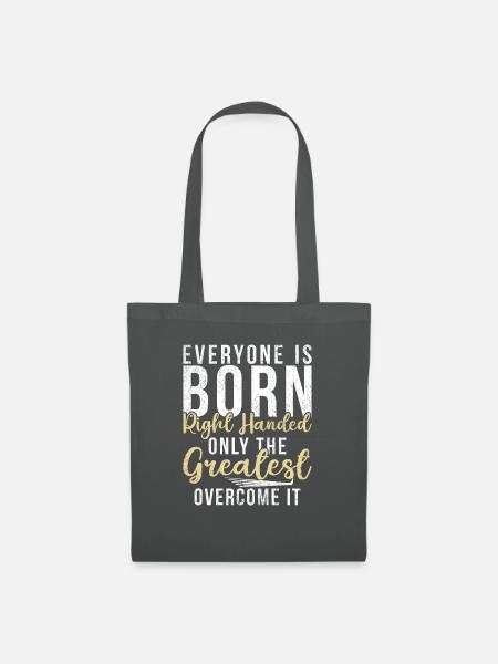 Left Handers Gifts - Stoffbeutel - Graphite