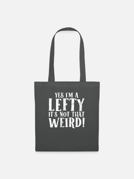 Left Handers Gifts - Stoffbeutel - Graphite