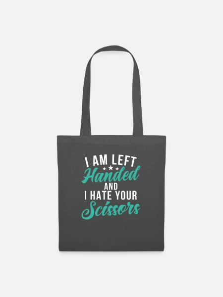 Left Handers Gifts - Stoffbeutel - Graphite