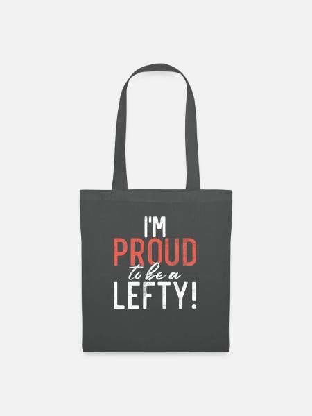 Left Handers Gifts - Stoffbeutel - Graphite