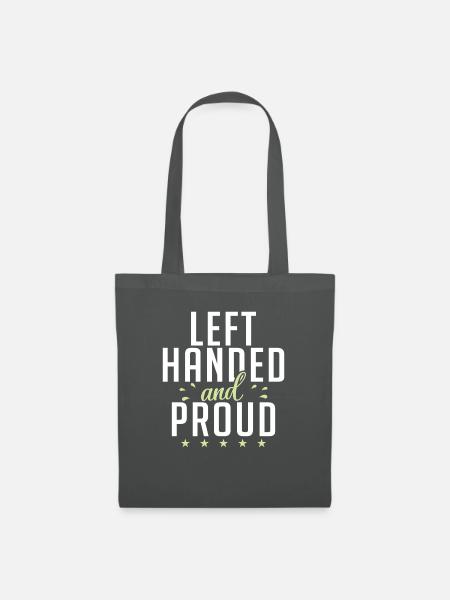 Left Handers Gifts - Stoffbeutel - Graphite