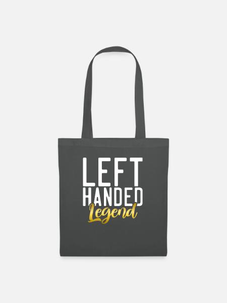 Left Handers Gifts - Stoffbeutel - Graphite
