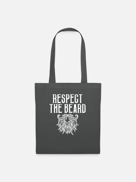 Giftidea Beard Men - Stoffbeutel - Graphite