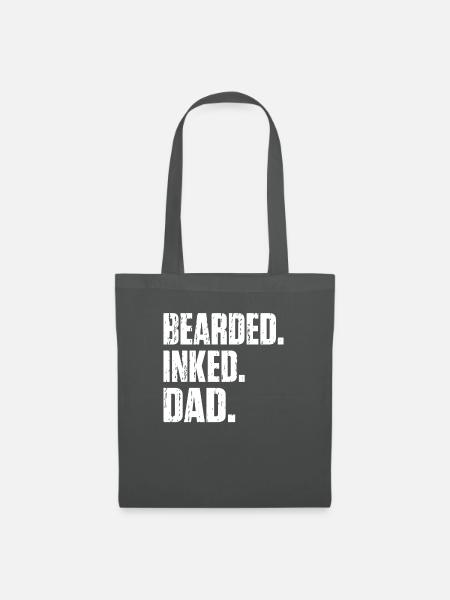 Giftidea Beard Men - Stoffbeutel - Graphite