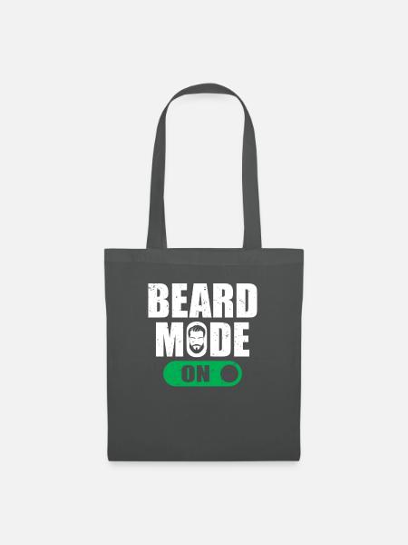 Giftidea Beard Men - Stoffbeutel - Graphite
