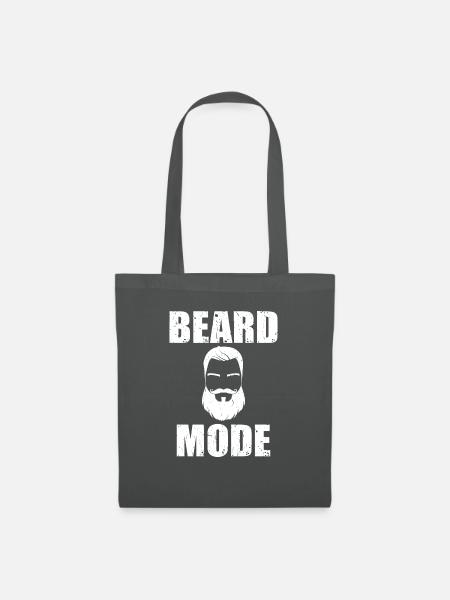 Giftidea Beard Men - Stoffbeutel - Graphite