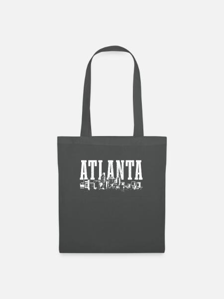 Atlanta Georgia - Stoffbeutel - Graphite