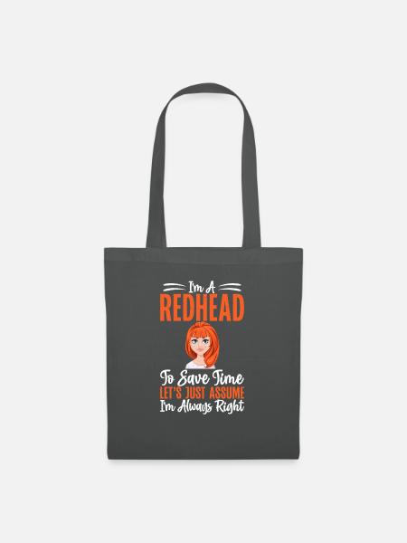 Redhead Gifts - Stoffbeutel - Graphite