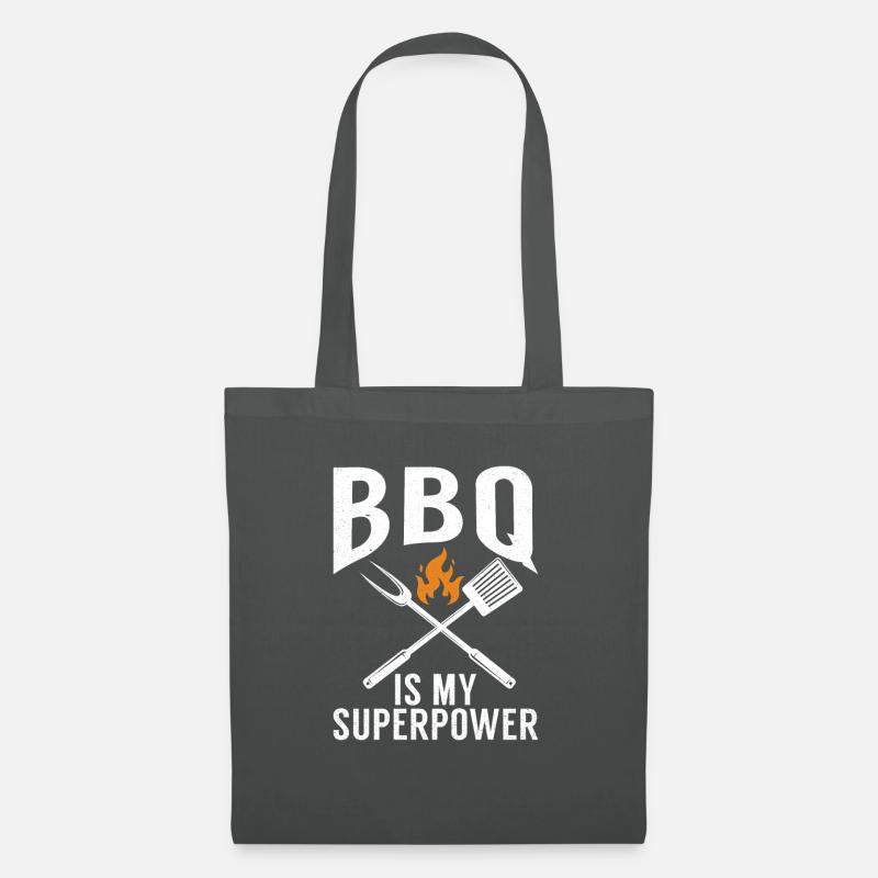 Grill Barbecue Grilling - Stoffbeutel - Graphite