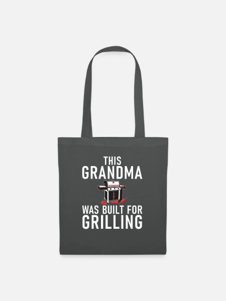 Grill Barbecue Grilling - Stoffbeutel - Graphite