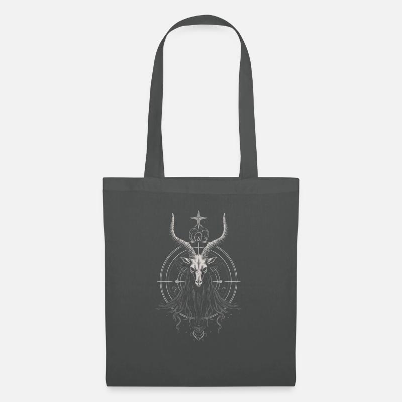 Ziege Baphomet - Stoffbeutel - Graphite