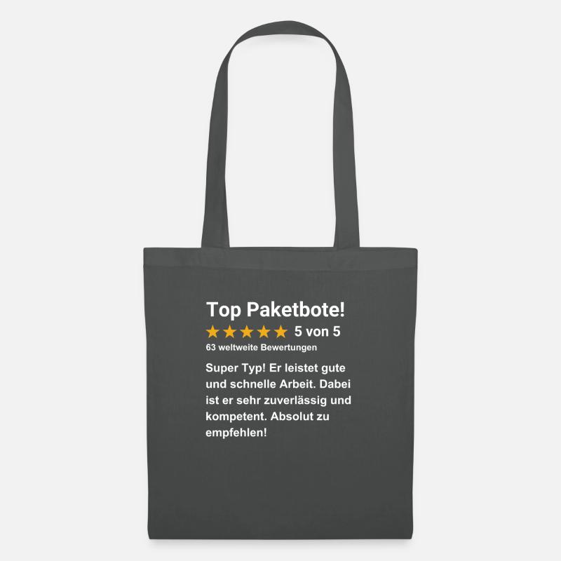 Top Paketbote - Stoffbeutel - Graphite