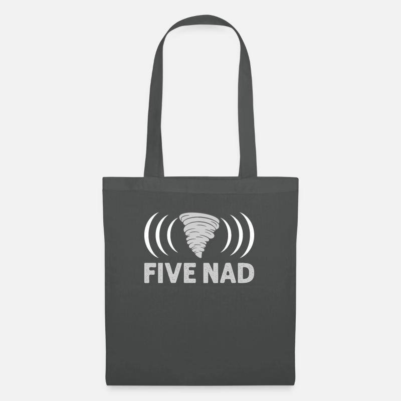 Kids Five-nado Warning 5. Birthday Tornado Themed - Stoffbeutel - Graphite