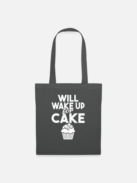 Cake Lover Cake Gift - Stoffbeutel - Graphite