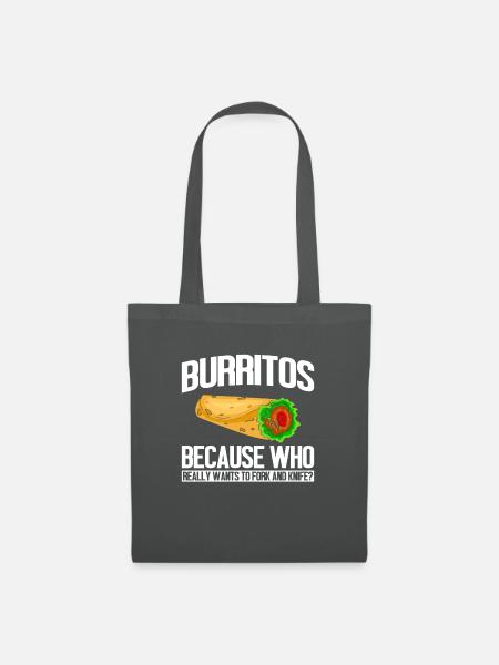 Burrito Gift - Stoffbeutel - Graphite