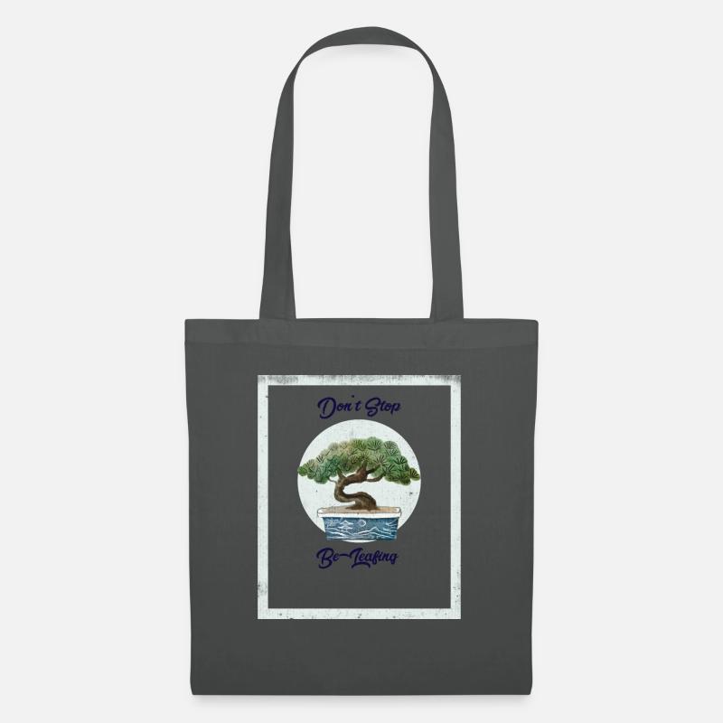 Don't stop be-leafing - Tote Bag - graphite grey