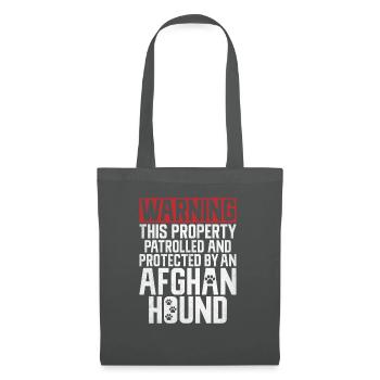 Afghan Hound Gifts - Tote Bag - graphite grey - Front