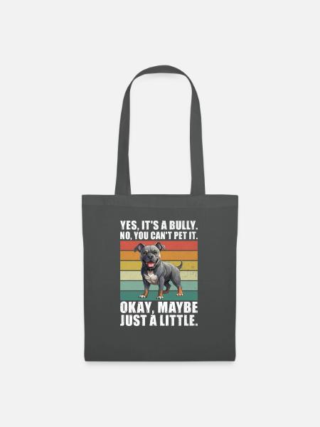 American Bully Gifts - Stoffbeutel - Graphite