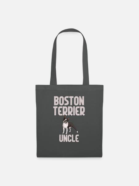 Boston Terrier Gifts - Stoffbeutel - Graphite