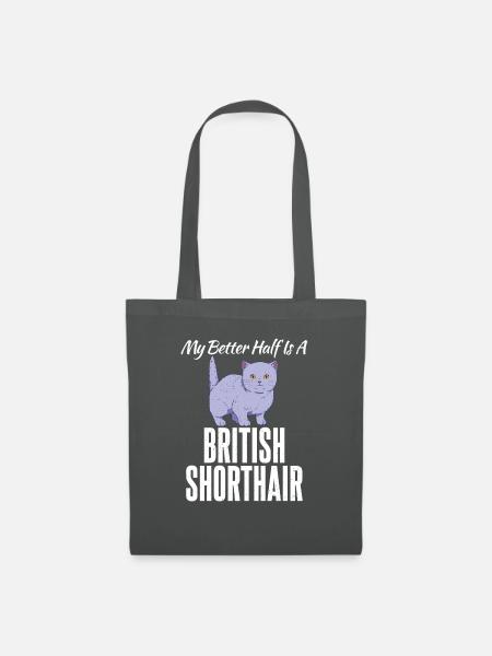 British Shorthair Gifts - Stoffbeutel - Graphite