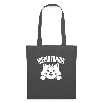 Cat Mom Gifts - Stoffbeutel - Graphite - Vorne
