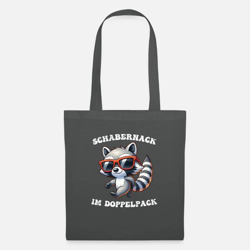 Schabernack im Doppelpack - Stoffbeutel - Graphite